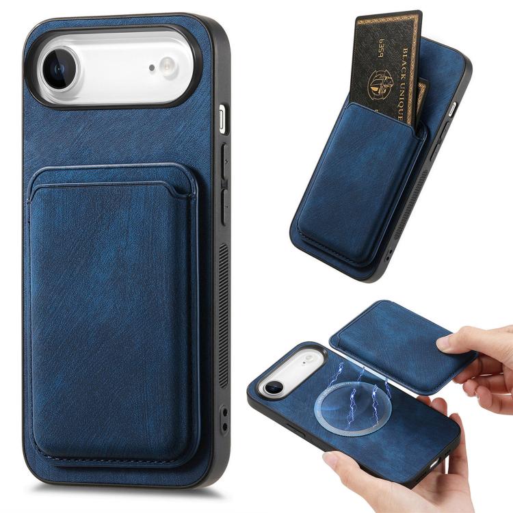 Retro Leather Card Bag Magnetic Phone Case