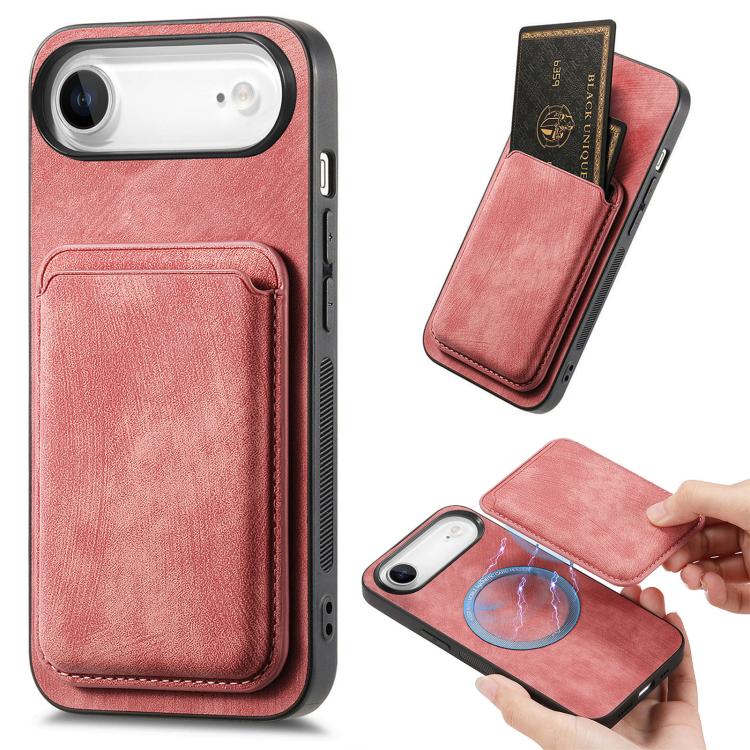 Retro Leather Card Bag Magnetic Phone Case