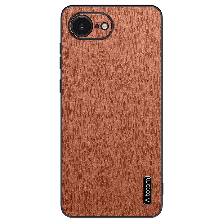 Tree Bark Leather Shockproof Phone Case