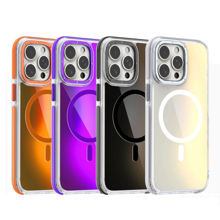 Dual-Color Gradient Discolor MagSafe Phone Case, For iPhone 11