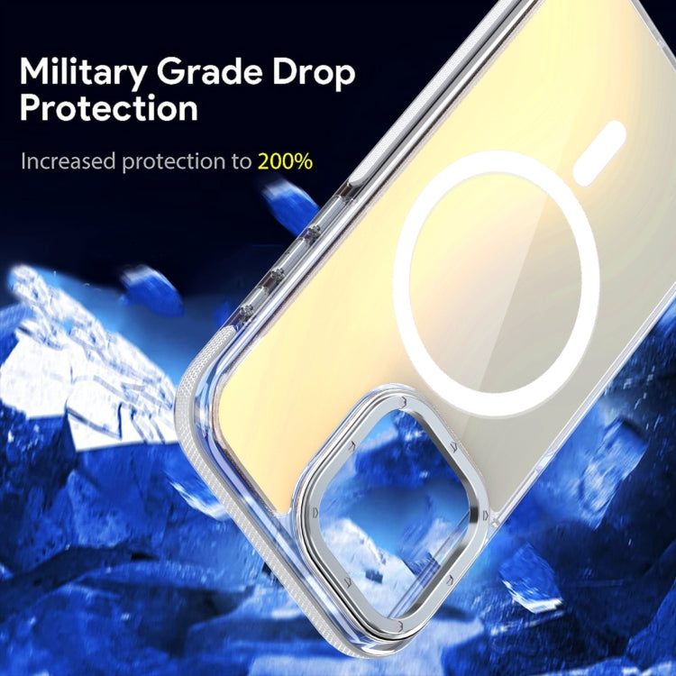 Dual-Color Gradient Discolor MagSafe Phone Case, For iPhone 11