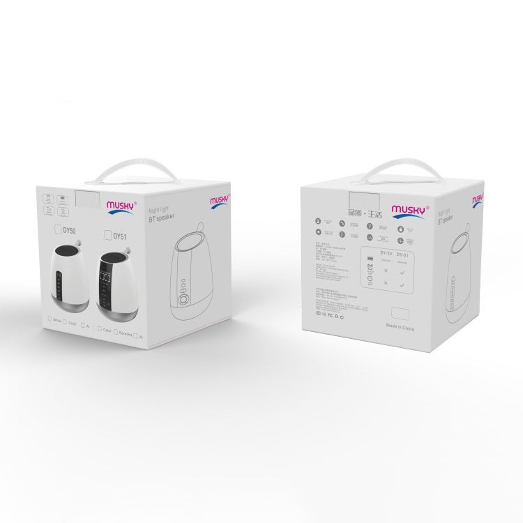 MUSKY DY50 LED Light, Portable Wireless Bluetooth Subwoofer Speaker