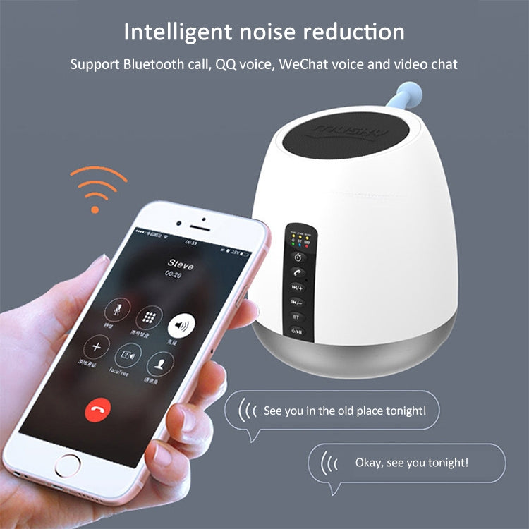 MUSKY DY50 LED Light, Portable Wireless Bluetooth Subwoofer Speaker