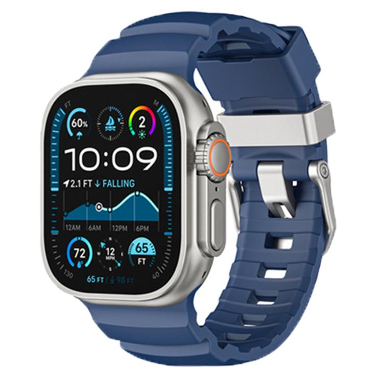 Titanium Buckle Field Path Fluororubber Watch Band, For Apple Watch 46mm / 49mm / 45mm / 44mm