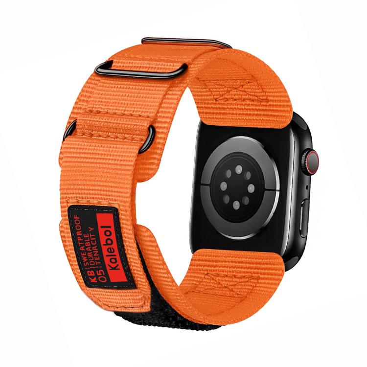 Kalebol Hook and Tri-Loop Nylon Watch Band, For Apple Watch 46mm / 49mm / 45mm / 44mm, For Apple Watch 42mm / 41mm / 40mm / 38mm