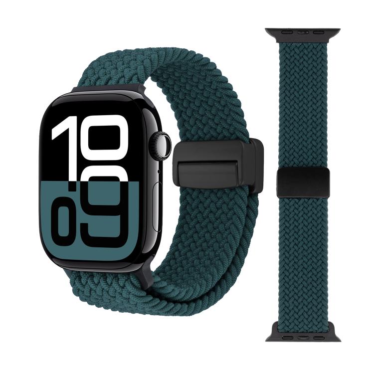 Magnetic Buckle Loop Woven Watch Band, For Apple Watch 46mm / 49mm / 45mm / 44mm