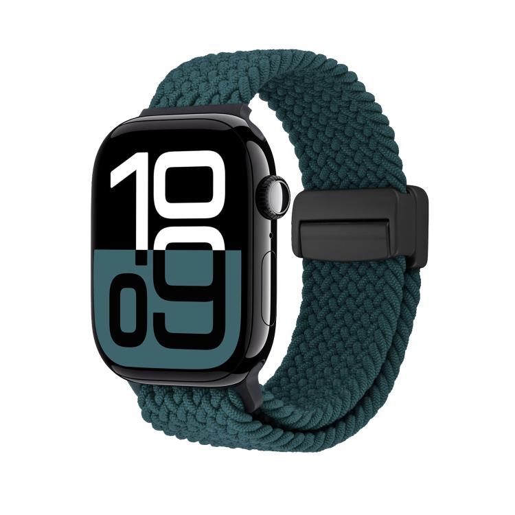Magnetic Buckle Loop Woven Watch Band, For Apple Watch 46mm / 49mm / 45mm / 44mm