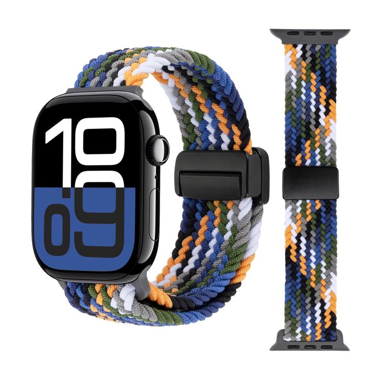 Magnetic Buckle Loop Woven Watch Band, For Apple Watch 46mm / 49mm / 45mm / 44mm