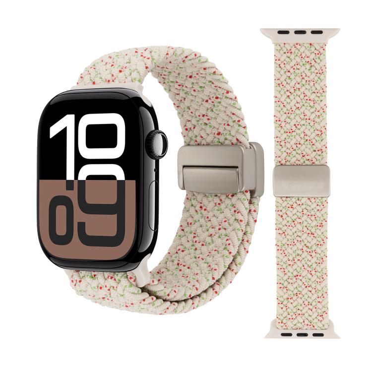 Magnetic Buckle Loop Woven Watch Band, For Apple Watch 46mm / 49mm / 45mm / 44mm