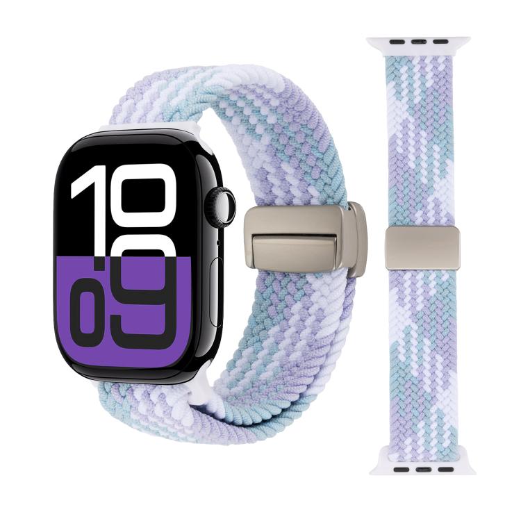 Magnetic Buckle Loop Woven Watch Band, For Apple Watch 46mm / 49mm / 45mm / 44mm