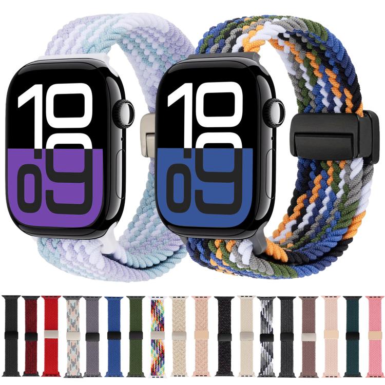 Magnetic Buckle Loop Woven Watch Band, For Apple Watch 42mm / 41mm / 40mm / 38mm