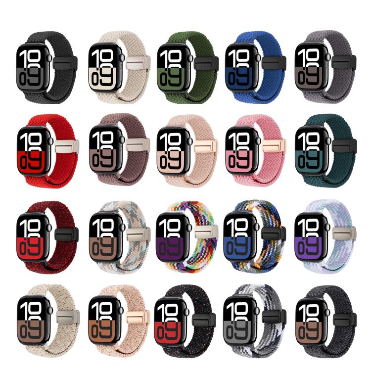 Magnetic Buckle Loop Woven Watch Band, For Apple Watch 46mm / 49mm / 45mm / 44mm
