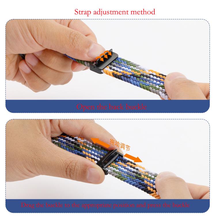 Magnetic Buckle Loop Woven Watch Band, For Apple Watch 42mm / 41mm / 40mm / 38mm