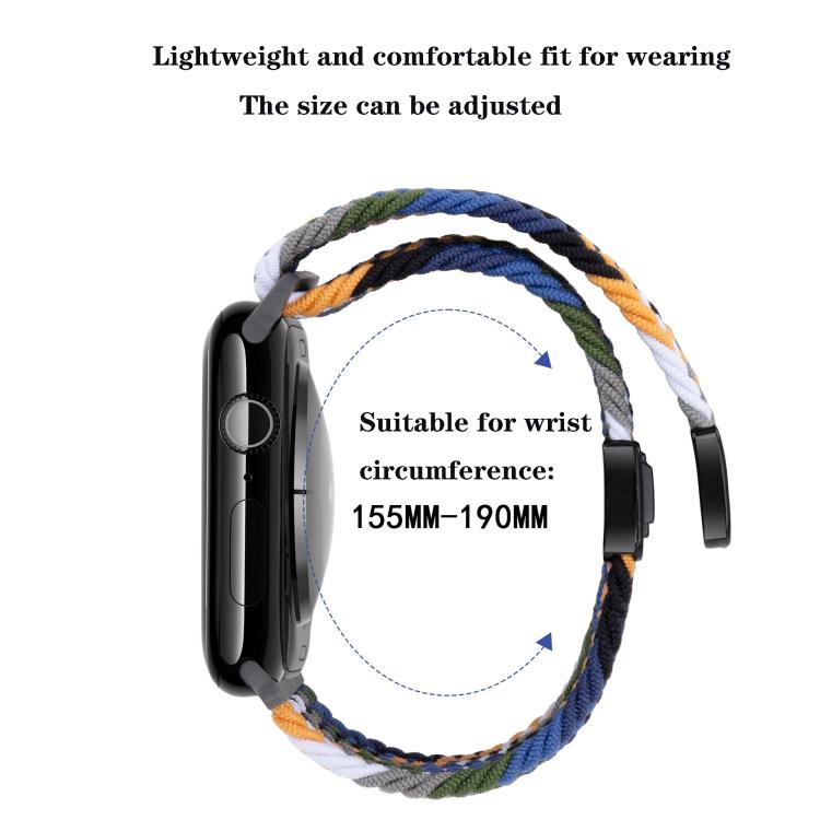 Magnetic Buckle Loop Woven Watch Band, For Apple Watch 42mm / 41mm / 40mm / 38mm