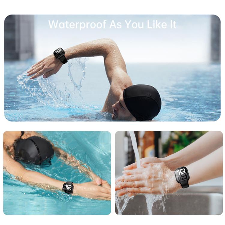 Tempered Film Integrated PC Watch Protective Case, For Apple Watch Series 45mm, For Apple Watch Series 41mm