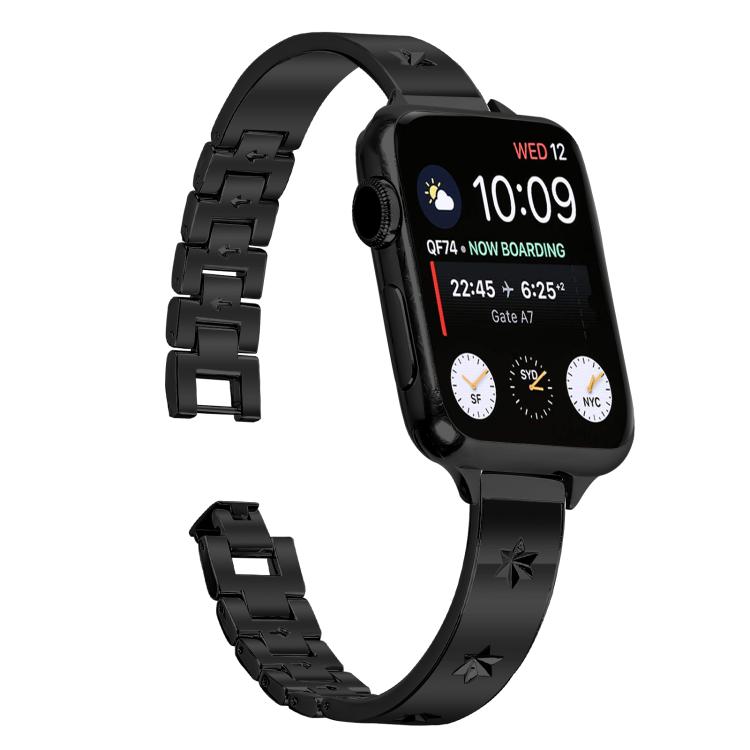 Snowflake Petals Bracelet Metal Watch Band, For Apple Watch 46mm / 49mm / 45mm / 44mm, For Apple Watch 42mm / 41mm / 40mm / 38mm