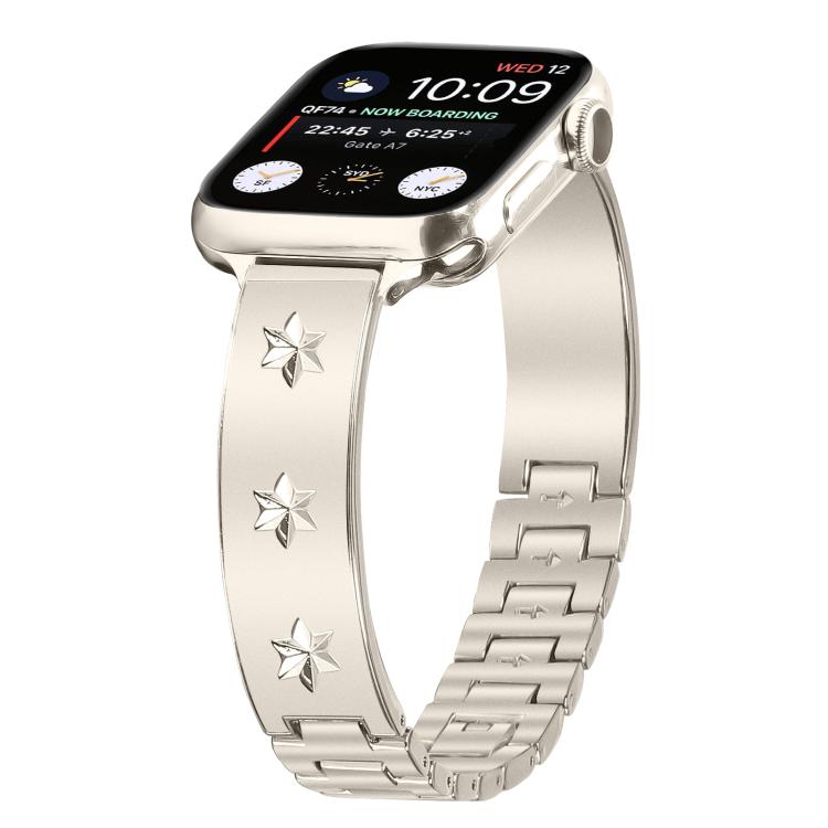 Snowflake Petals Bracelet Metal Watch Band, For Apple Watch 46mm / 49mm / 45mm / 44mm, For Apple Watch 42mm / 41mm / 40mm / 38mm