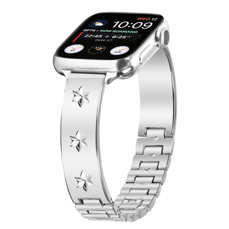 Snowflake Petals Bracelet Metal Watch Band, For Apple Watch 46mm / 49mm / 45mm / 44mm, For Apple Watch 42mm / 41mm / 40mm / 38mm