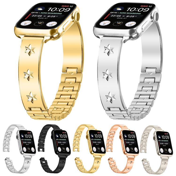 Snowflake Petals Bracelet Metal Watch Band, For Apple Watch 46mm / 49mm / 45mm / 44mm, For Apple Watch 42mm / 41mm / 40mm / 38mm