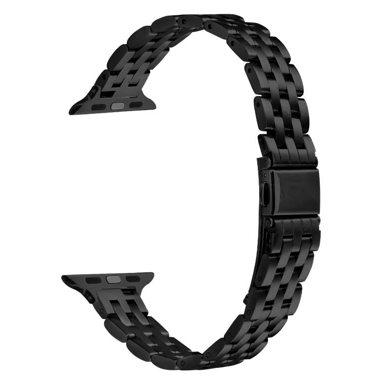 Small Waist Slingshot Buckle Steel Watch Band, For Apple Watch 46mm / 49mm / 45mm / 44mm, For Apple Watch 42mm / 41mm / 40mm / 38mm