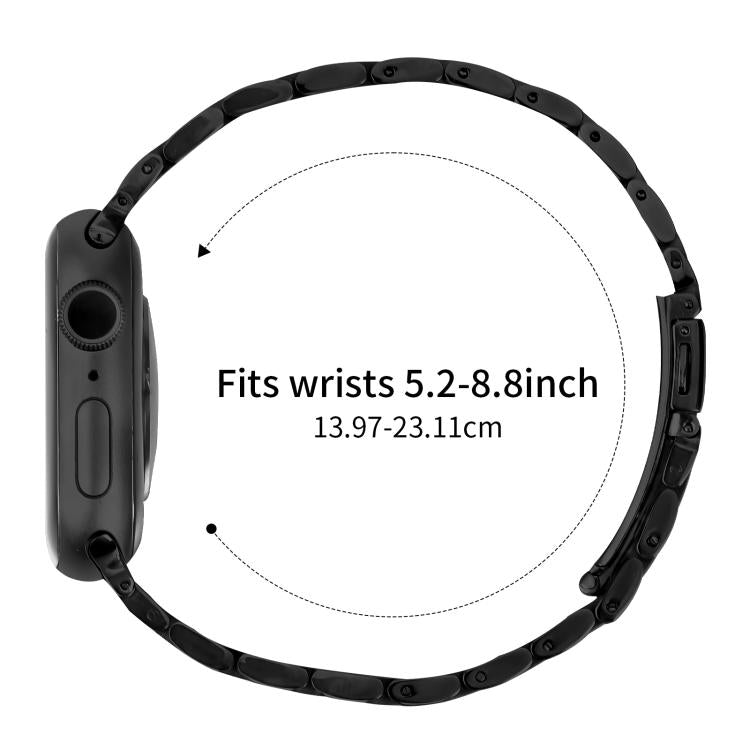 Small Waist Slingshot Buckle Steel Watch Band, For Apple Watch 46mm / 49mm / 45mm / 44mm, For Apple Watch 42mm / 41mm / 40mm / 38mm