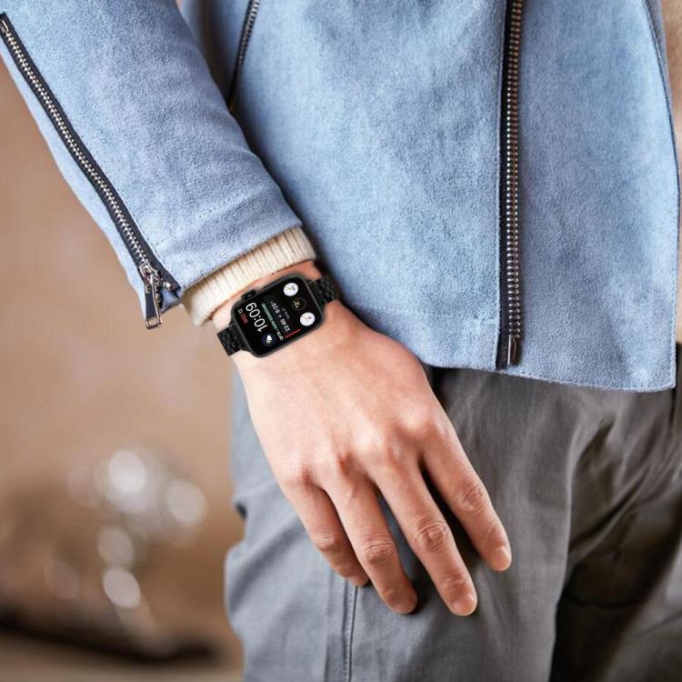 Small Waist Slingshot Buckle Steel Watch Band, For Apple Watch 46mm / 49mm / 45mm / 44mm, For Apple Watch 42mm / 41mm / 40mm / 38mm