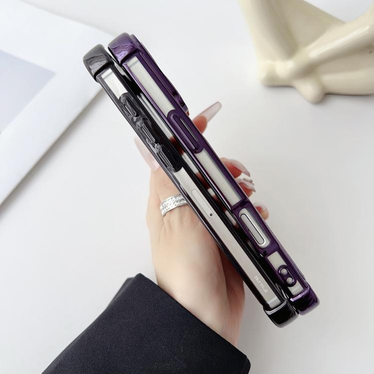 Four-cornered Glitter Electroplated Card Bag TPU Phone Case, For iPhone 12 Pro, For iPhone 11 Pro Max, For iPhone 11