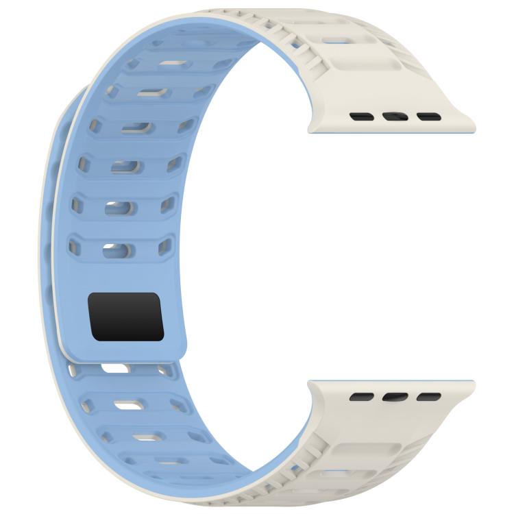 Mountain Armor Magnetic Silicone Watch Band, For Apple Watch 46mm / 49mm / 45mm / 44mm, For Apple Watch 42mm / 41mm / 40mm / 38mm