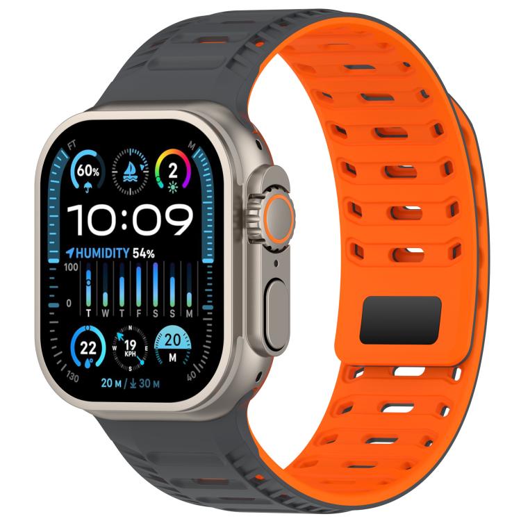 Mountain Armor Magnetic Silicone Watch Band, For Apple Watch 46mm / 49mm / 45mm / 44mm, For Apple Watch 42mm / 41mm / 40mm / 38mm