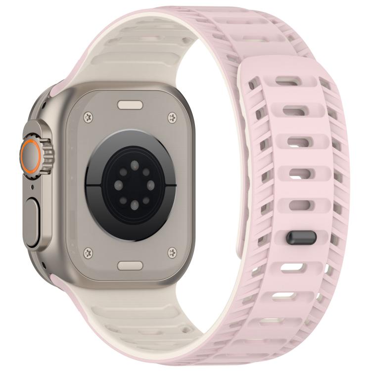 Mountain Armor Magnetic Silicone Watch Band, For Apple Watch 46mm / 49mm / 45mm / 44mm, For Apple Watch 42mm / 41mm / 40mm / 38mm