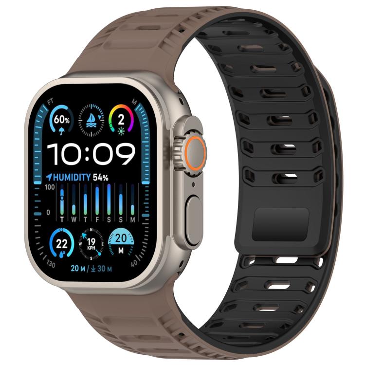 Mountain Armor Magnetic Silicone Watch Band, For Apple Watch 46mm / 49mm / 45mm / 44mm, For Apple Watch 42mm / 41mm / 40mm / 38mm