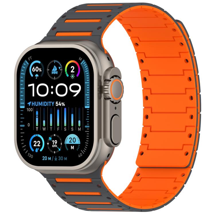 Colorful Spirit Piano Soft Magnetic Two-tone Watch Band, For Apple Watch 46mm / 49mm / 45mm / 44mm