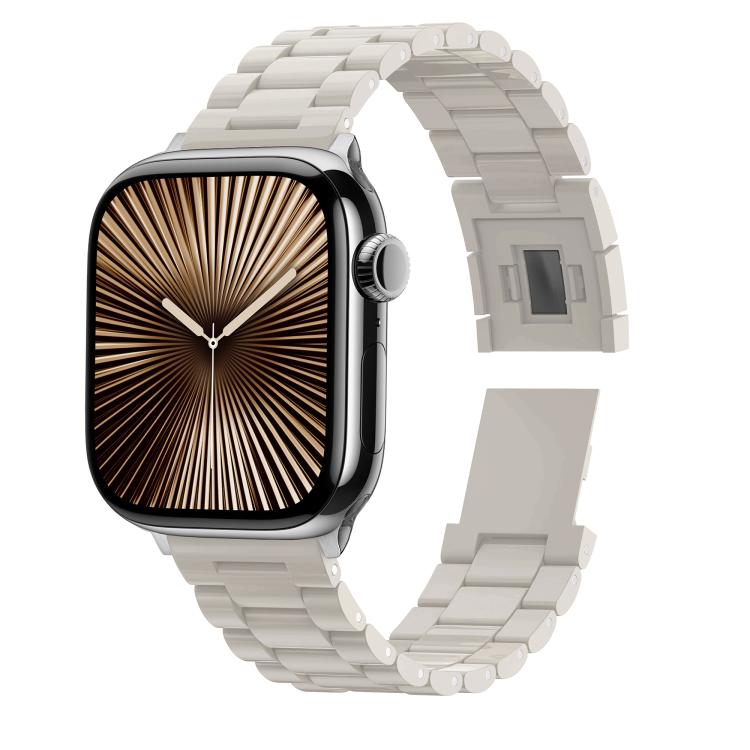 Candy Three-bead Magnetic Buckle PC Watch Band, For Apple Watch 46mm / 49mm / 45mm / 44mm, For Apple Watch 42mm / 41mm / 40mm / 38mm