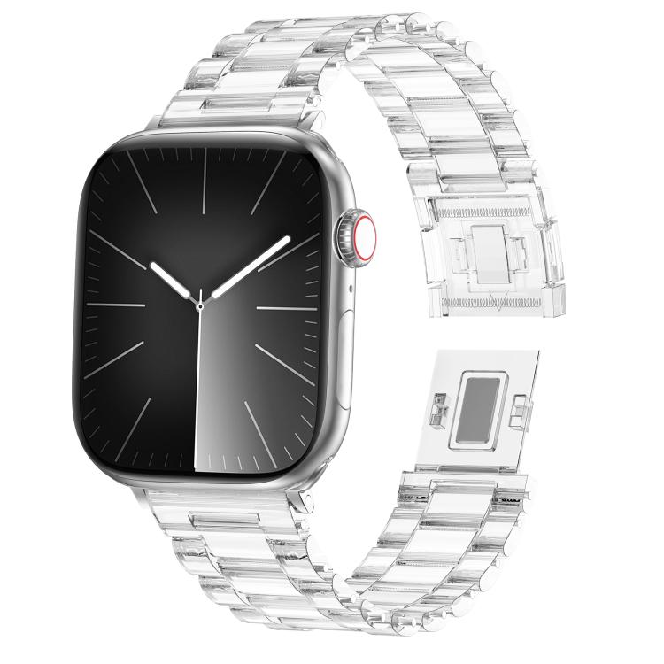 Candy Three-bead Magnetic Buckle PC Watch Band, For Apple Watch 46mm / 49mm / 45mm / 44mm, For Apple Watch 42mm / 41mm / 40mm / 38mm
