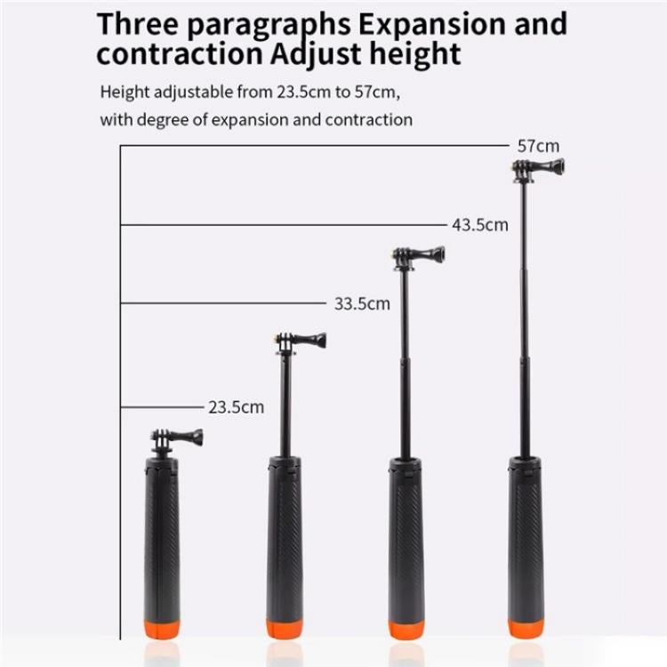 C063 Underwater Floating Selfie Stick Anti-Shake Tripod Snorkeling Pole For GoPro Action Camera, C063