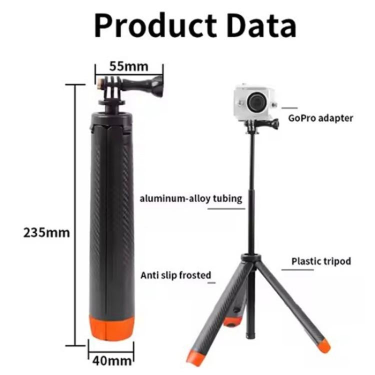 C063 Underwater Floating Selfie Stick Anti-Shake Tripod Snorkeling Pole For GoPro Action Camera, C063