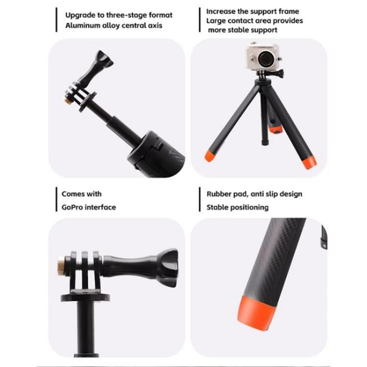 C063 Underwater Floating Selfie Stick Anti-Shake Tripod Snorkeling Pole For GoPro Action Camera, C063