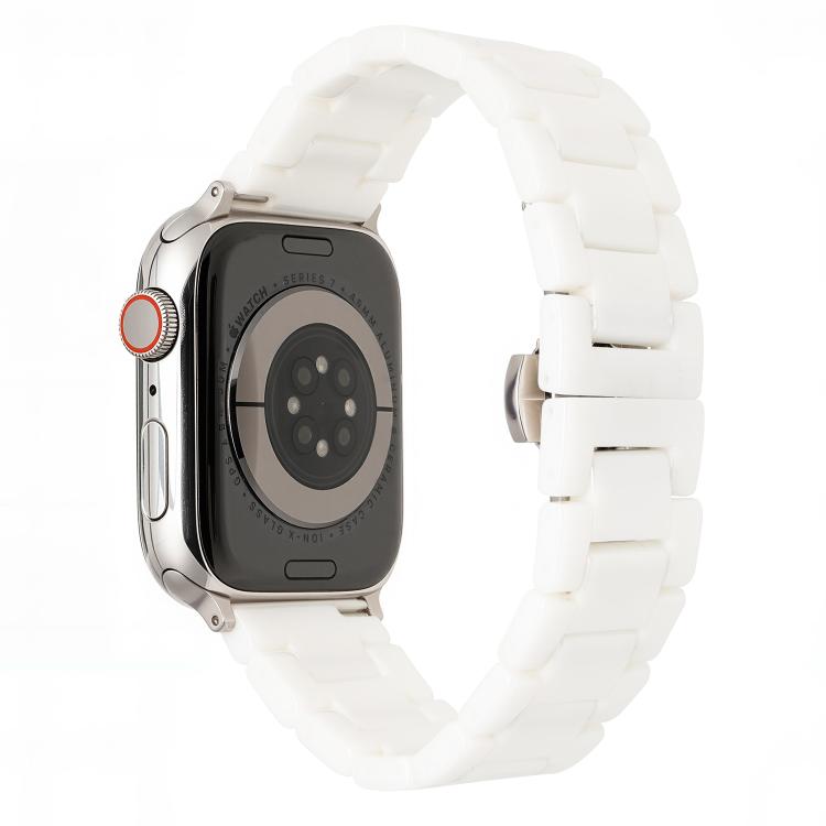 Tank Grain Ceramics Watch Band, For Apple Watch 46mm / 49mm / 45mm / 44mm, For Apple Watch 42mm / 41mm / 40mm / 38mm