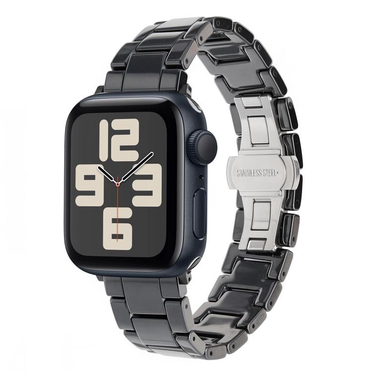 Tank Grain Ceramics Watch Band, For Apple Watch 46mm / 49mm / 45mm / 44mm, For Apple Watch 42mm / 41mm / 40mm / 38mm