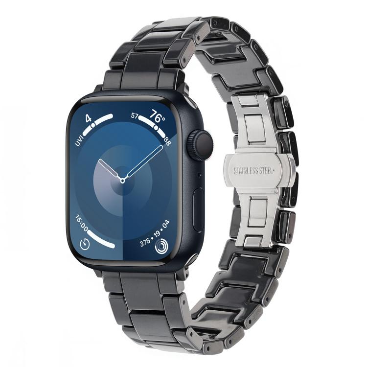 Tank Grain Ceramics Watch Band, For Apple Watch 46mm / 49mm / 45mm / 44mm, For Apple Watch 42mm / 41mm / 40mm / 38mm