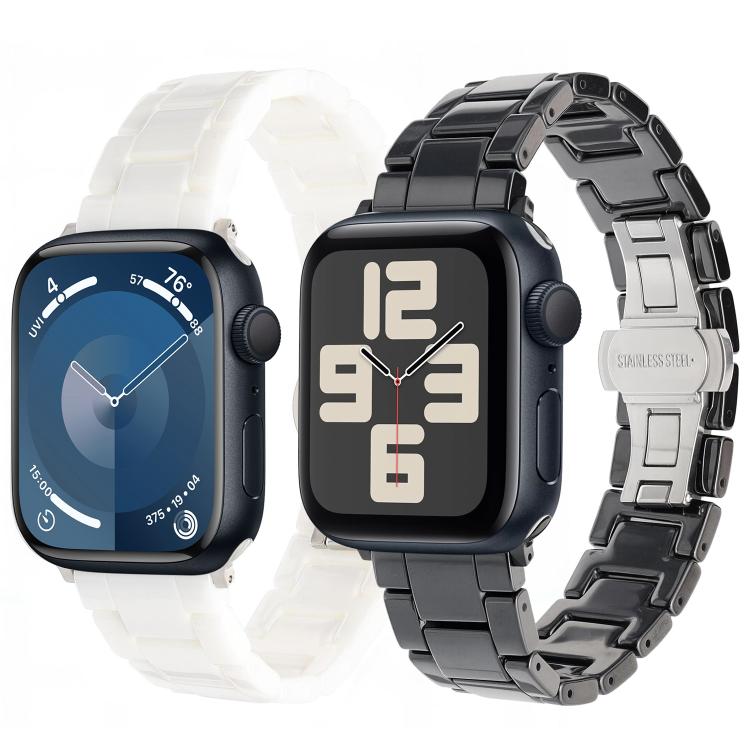 Tank Grain Ceramics Watch Band, For Apple Watch 46mm / 49mm / 45mm / 44mm, For Apple Watch 42mm / 41mm / 40mm / 38mm