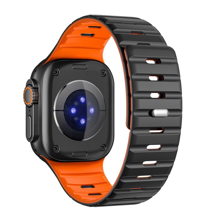 Norman Magnetic Silicone Watch Band, For Apple Watch 46mm / 49mm / 45mm / 44mm, For Apple Watch 42mm / 41mm / 40mm / 38mm