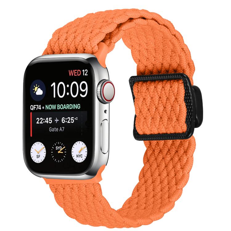Magnetic Buckle Woven Stretch Watch Band, For Apple Watch 46mm / 49mm / 45mm / 44mm, For Apple Watch 42mm / 41mm / 40mm / 38mm