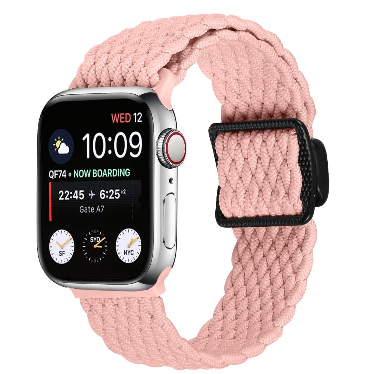 Magnetic Buckle Woven Stretch Watch Band, For Apple Watch 46mm / 49mm / 45mm / 44mm, For Apple Watch 42mm / 41mm / 40mm / 38mm