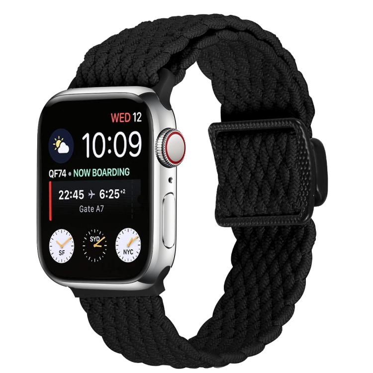 Magnetic Buckle Woven Stretch Watch Band, For Apple Watch 46mm / 49mm / 45mm / 44mm, For Apple Watch 42mm / 41mm / 40mm / 38mm