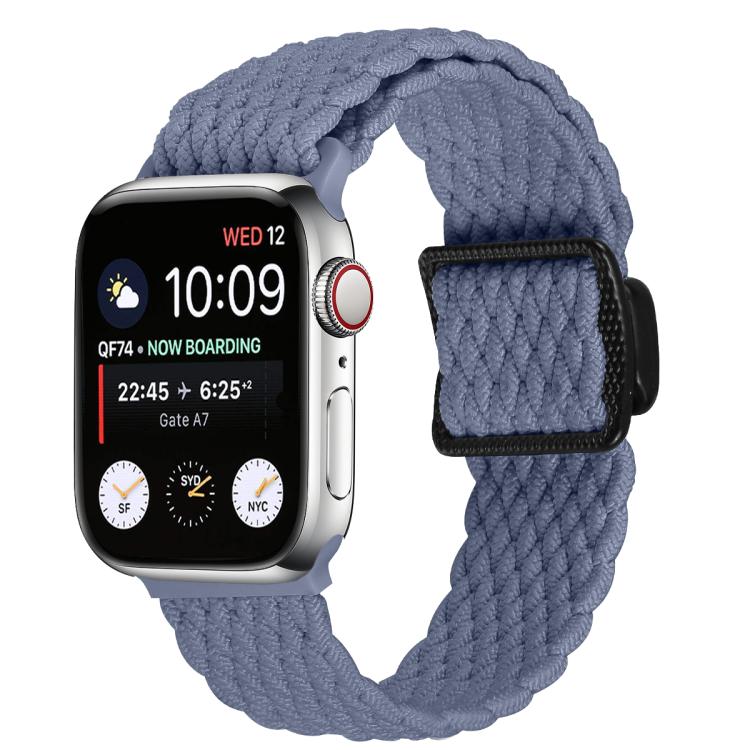 Magnetic Buckle Woven Stretch Watch Band, For Apple Watch 46mm / 49mm / 45mm / 44mm, For Apple Watch 42mm / 41mm / 40mm / 38mm