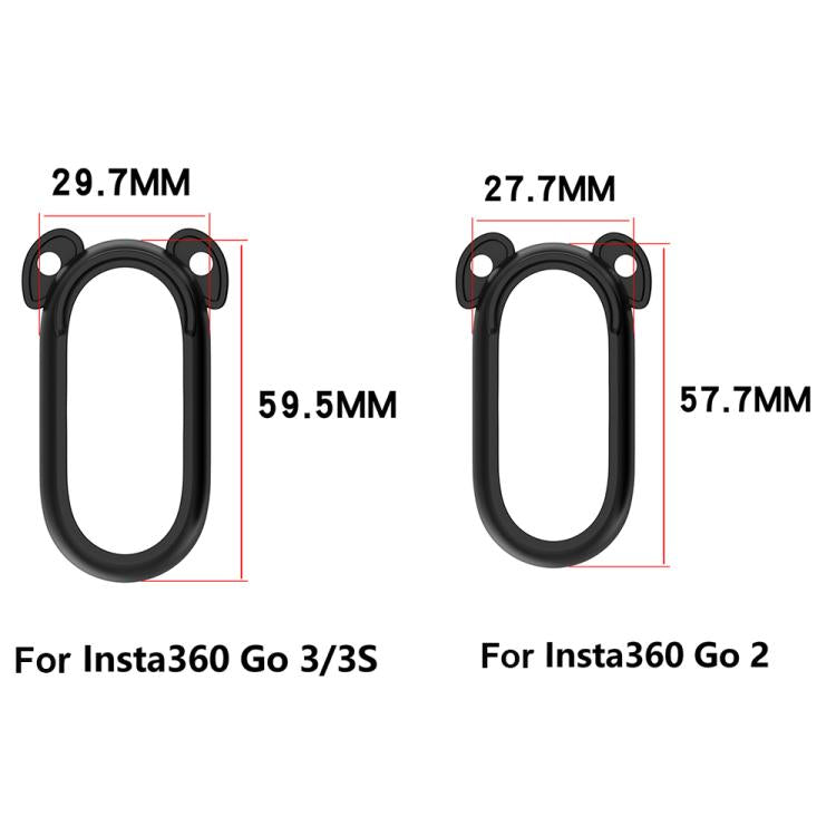 Solid Color Silicone Protective Case, For Insta 360 Go 2, For Insta 360 Go 3S / Go 3