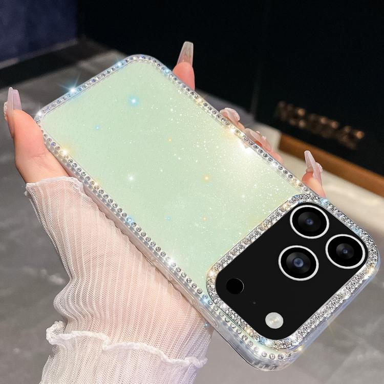 Rhinestone Glitter TPU 4-corners Anti-fall Phone Case, For iPhone 17 Pro Max, For iPhone 17 Pro, For iPhone 17, For iPhone 17 Air