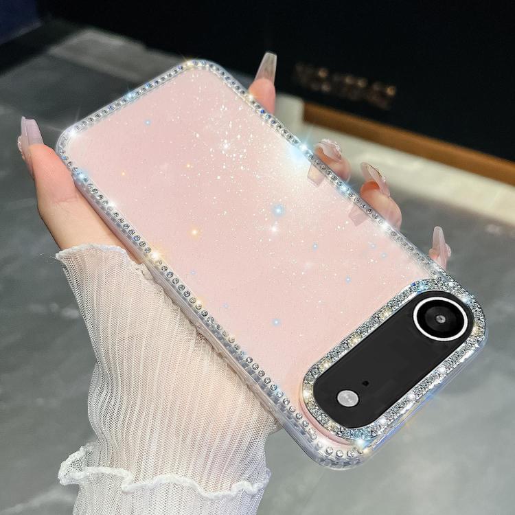 Rhinestone Glitter TPU 4-corners Anti-fall Phone Case, For iPhone 17 Pro Max, For iPhone 17 Pro, For iPhone 17, For iPhone 17 Air