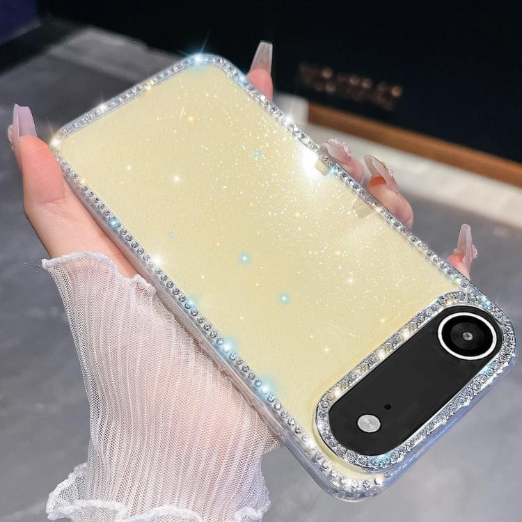Rhinestone Glitter TPU 4-corners Anti-fall Phone Case, For iPhone 17 Pro Max, For iPhone 17 Pro, For iPhone 17, For iPhone 17 Air